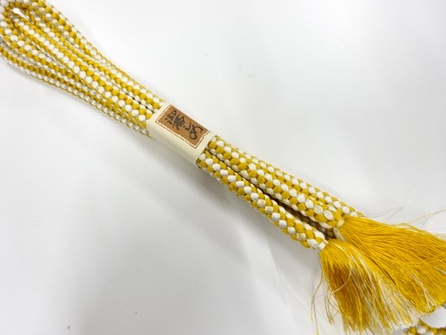 未使用品　正絹　手組帯締め